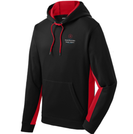 Men's Sport-Tek Sport-Wick Fleece Colorblock Hooded Pullover