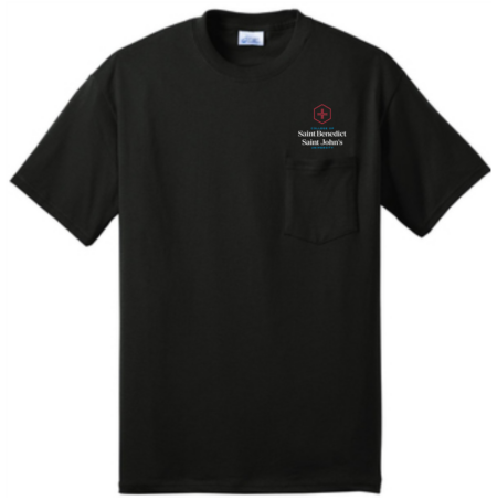 Mens Port & Company Core Blend Pocket Tee-TALL